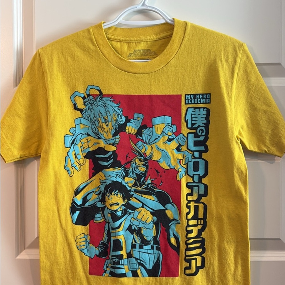 Yellow My Hero Academia Graphic T-Shirt